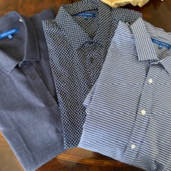 Vince Camuto 3 men's Xl short sleeve shirts - Picture 1 of 13
